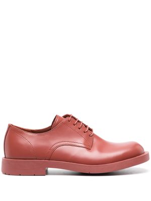 CamperLab Mil 1978 leather derby shoes - Red