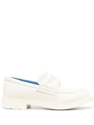 CamperLab padded leather loafers - White