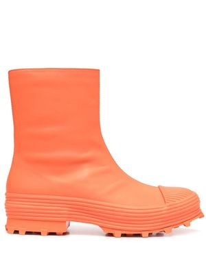 CamperLab Traktori leather ankle boots - Orange