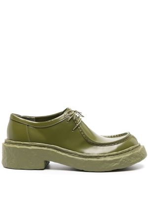 CamperLab Vamonos leather derby shoes - Green