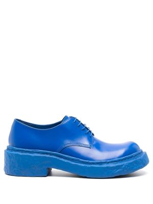 CamperLab Vamonos tonal leather derby shoes - Blue