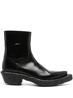 CamperLab Venga leather ankle boots - Black