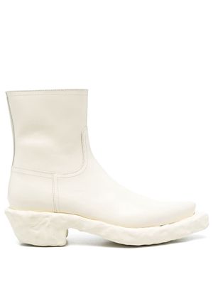 CamperLab Venga leather ankle boots - Neutrals
