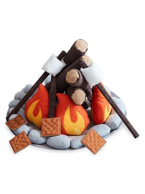 Campout Camp Fire & Smores Plush Toy - Brown - Brown