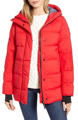 Canada Goose Alliston Packable Down Jacket in Red