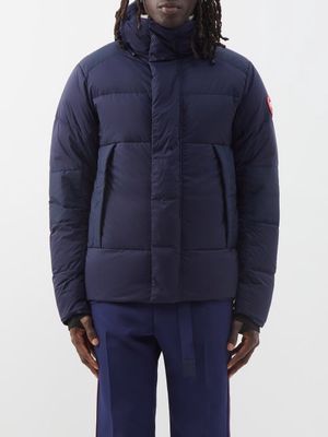 Canada Goose - Armstrong Hooded Quilted Down Jacket - Mens - Navy
