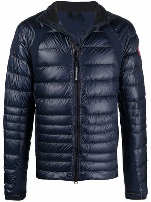 Canada Goose Blue Quilted Zip Fastening Jacket