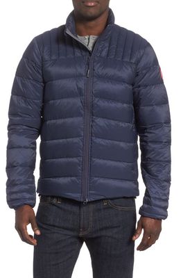 Canada Goose 'Brookvale' Slim Fit Packable Down Jacket in Admiral Blue/Black