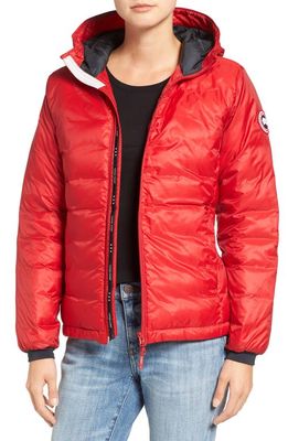 Canada Goose Camp Down Jacket in Red/Black