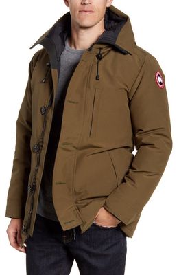 Canada Goose Chateau Slim Fit Down Parka in Military Green