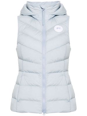 Canada Goose Clair logo-patch quilted gilet - Blue