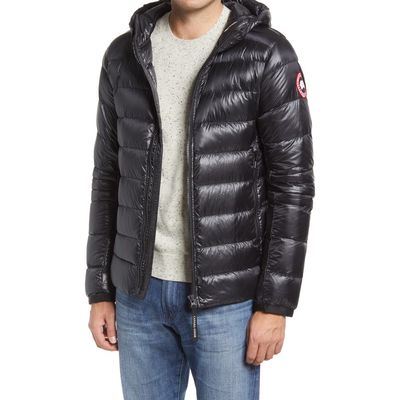 Canada Goose Crofton Water Resistant Packable Quilted 750-Fill-Power Down Jacket in Carbon - Carbone