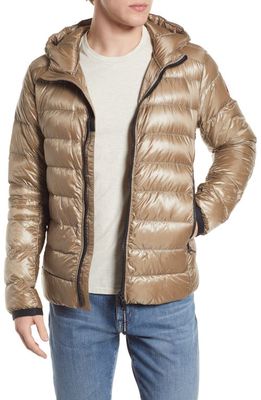 Canada Goose Crofton Water Resistant Packable Quilted 750 Fill Power Down Jacket in Tan - Tan