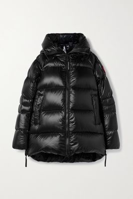 Canada Goose - Cypress Hooded Quilted Recycled Shell Down Jacket - Black