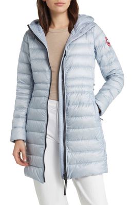 Canada Goose Cypress Packable Hooded 750-Fill-Power Down Puffer Coat in Dawn Blue