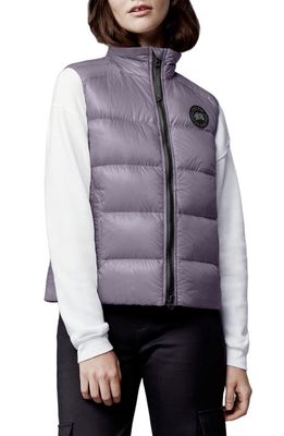 Canada Goose Cypress Water Resistant & Wind Resistant 750 Fill Power Down Recycled Nylon Packable Vest in Thistle Purple