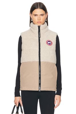 Canada Goose Elora Vest in Tan