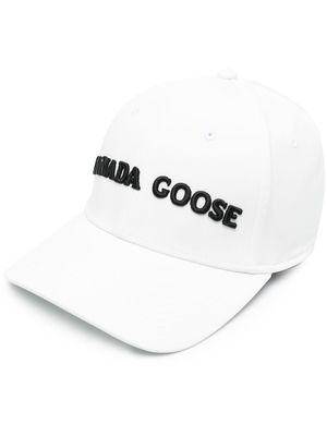 Canada Goose embossed-logo cap - White