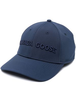 Canada Goose embroidered-logo cap - Blue