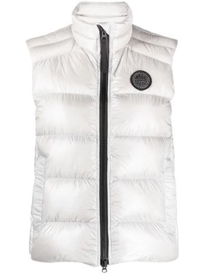 Canada Goose Everett logo-patch padded gilet - Silver