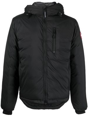 Canada Goose feather-down hooded parka - Black