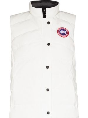 Canada Goose Freestyle logo-patch padded gilet - White