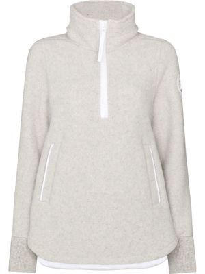 Canada Goose half-zip fleece sweater - Neutrals