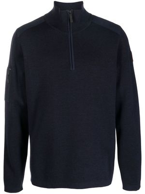 Canada Goose half-zip wool sweater - Blue