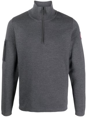 Canada Goose half-zip wool sweater - Grey