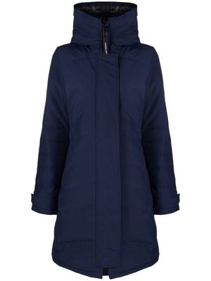 Canada Goose hooded down coat - Blue