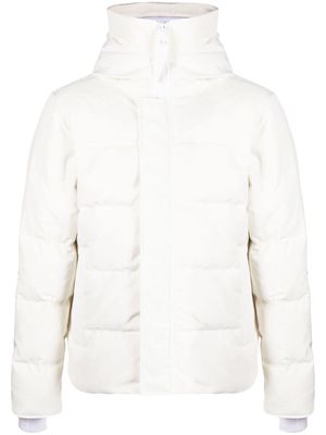 Canada Goose hooded puffer jacket - White