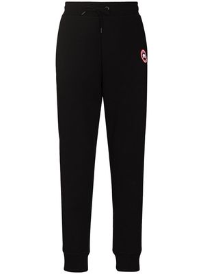 Canada Goose Huron logo-patch track pants - Black
