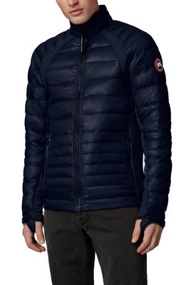 Canada Goose Hybridge Lite 800 Power Fill Down Jacket in Atlantic Navy