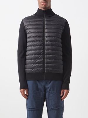 Canada Goose - Hybridge Quilted Down And Merino Jacket - Mens - Black
