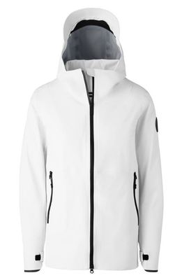 Canada Goose Kenora Water Resistant Packable Hooded Jacket in N.star White