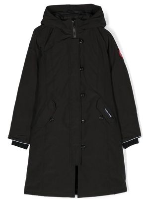 Canada Goose Kids Britannia padded hooded coat - Black
