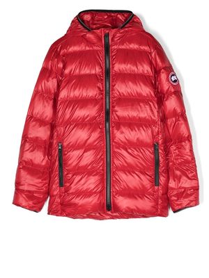 Canada Goose Kids Crofton padded jacket - Red