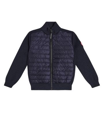 Canada Goose Kids Hybridge® wool-trimmed down jacket