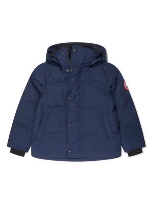 Canada Goose Kids padded hooded down jacket - Blue