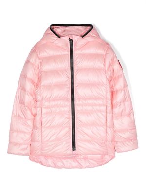 Canada Goose Kids padded zip-up down jacket - Pink