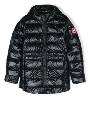 Canada Goose Kids TEEN Crofton padded coat - Black