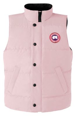 Canada Goose Kids' Vanier Down Vest in Pink Lemonade