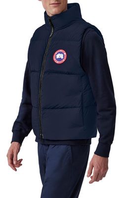 Canada Goose Lawrence Water Repellent 750 Fill Power Down Puffer Vest in Atlantic Navy