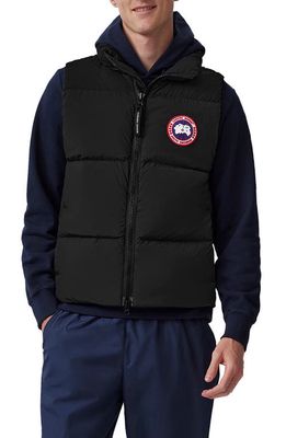 Canada Goose Lawrence Water Repellent 750 Fill Power Down Puffer Vest in Black