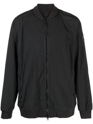 Canada Goose logo-patch bomber jacket - Black