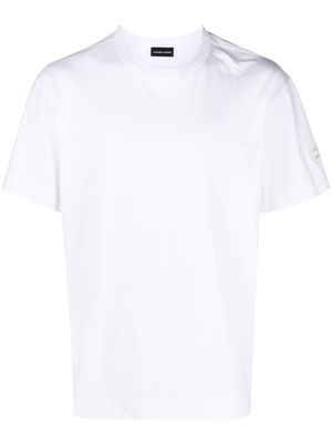 Canada Goose logo-patch cotton T-shirt - White
