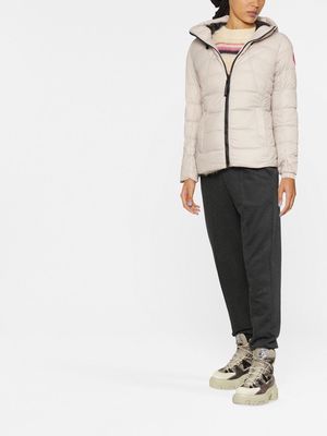 Canada Goose logo-patch puffer jacket - Pink