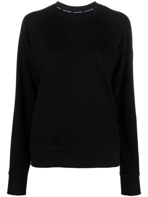Canada Goose logo-patch sleeve detail sweatshirt - Black