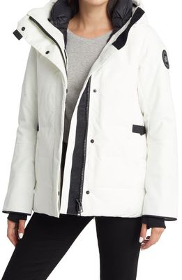 Canada Goose Lyndale Water Resistant 625 Fill Power Down Parka in N.star White