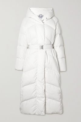 Canada Goose - Marlow Hooded Belted Quilted Ventera Down Parka - White